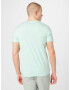 HOLLISTER Tricou verde mentă / negru / alb - Pled.ro