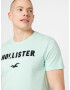 HOLLISTER Tricou verde mentă / negru / alb - Pled.ro