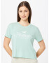 HOLLISTER Tricou verde pastel / alb - Pled.ro