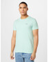 HOLLISTER Tricou verde pastel / negru - Pled.ro