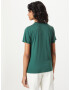 HOLLISTER Tricou verde smarald / alb - Pled.ro