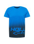 HOLLISTER Tricou 'WHOLESALE' albastru regal / negru - Pled.ro