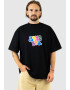 HOMEBOY Tricou 'Bubbles' albastru regal / galben / mov închis / negru - Pled.ro