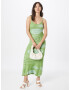 House of Sunny Rochie 'THE GALAXY HOCKNEY' albastru deschis / verde deschis / alb - Pled.ro