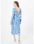 House of Sunny Rochie tricotat 'THE BLUE MOON' albastru / albastru deschis - Pled.ro