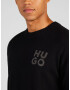 HUGO Red Pulover 'San Cassio' gri / negru - Pled.ro