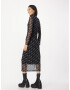 HUGO Rochie 'Neshy' negru / alb - Pled.ro