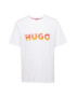 HUGO Red Tricou 'Danda' portocaliu / roșu / alb - Pled.ro