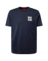 HUGO Red Tricou 'Detzington 241' bleumarin / alb - Pled.ro