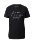 HUGO Tricou 'Dibiusa' negru / alb - Pled.ro