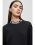 HUGO Tricou 'Dinaya' negru / alb - Pled.ro