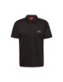 HUGO Tricou 'Domerape' negru / alb - Pled.ro