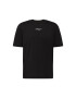 HUGO Tricou 'Dontevideo' negru / alb - Pled.ro