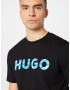 HUGO Tricou 'Dulivio' albastru deschis / negru - Pled.ro