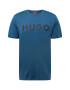 HUGO Tricou 'Dulivio' albastru închis / negru - Pled.ro