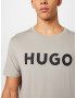 HUGO Tricou 'Dulivio' bej deschis / negru - Pled.ro