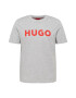 HUGO Tricou 'Dulivio' gri / roșu deschis - Pled.ro