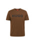 HUGO Tricou 'Dulivio' maro / negru - Pled.ro