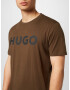 HUGO Tricou 'Dulivio' maro / negru - Pled.ro