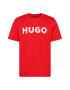 HUGO Red Tricou 'Dulivio' roșu deschis / alb - Pled.ro