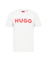 HUGO Tricou 'Dulivio' verde pastel / roșu deschis - Pled.ro