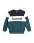 Hummel Bluză de molton bleumarin / verde petrol / alb - Pled.ro