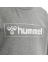 Hummel Bluză de molton gri amestecat / alb - Pled.ro