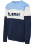 Hummel Bluză de molton 'Claes' albastru deschis / albastru închis / alb - Pled.ro