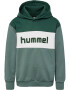 Hummel Bluză de molton 'Morten' verde / verde închis / alb - Pled.ro