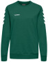 Hummel Hanorac sport verde închis / alb - Pled.ro