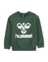 Hummel Bluză de molton 'Dos' verde pin / alb - Pled.ro