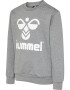 Hummel Bluză de molton gri amestecat / alb - Pled.ro