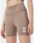 Hummel Pantaloni sport 'TOLA' maro deschis / alb - Pled.ro