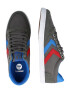 Hummel Sneaker low 'Slimmer Stadil' albastru / gri argintiu / gri închis / roșu - Pled.ro