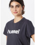 Hummel Tricou albastru marin / alb - Pled.ro