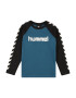 Hummel Tricou albastru noapte / azuriu / alb - Pled.ro