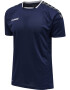 Hummel Tricou funcțional albastru marin / gri / negru / alb - Pled.ro