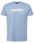 Hummel Tricou funcțional albastru porumbel / alb - Pled.ro