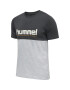 Hummel Tricou funcțional 'Manfred' gri metalic / gri amestecat / portocaliu / alb - Pled.ro