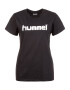 Hummel Tricou negru / alb - Pled.ro