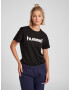 Hummel Tricou negru / alb - Pled.ro