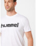 Hummel Tricou negru / alb - Pled.ro