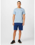 Hummel Tricou 'Gabe' bleumarin / albastru deschis / alb - Pled.ro