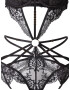 Hunkemöller Body 'Bisous' negru - Pled.ro