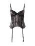 Hunkemöller Corsete 'Aleta' roz pal / negru - Pled.ro