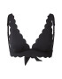 Hunkemöller Sutien costum de baie 'Scallop' negru - Pled.ro