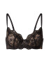 Hunkemöller Sutien 'Helena' bej / negru - Pled.ro