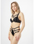 Hunkemöller Tanga 'Shadow' negru - Pled.ro