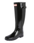 HUNTER Cizme de cauciuc 'WOMENS REFINED TALL GLOSS' negru - Pled.ro