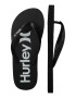 Hurley Flip-flops negru / alb - Pled.ro